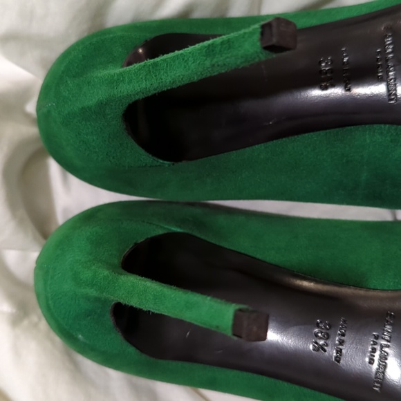 Saint Laurent YSL | suede stiletto pump - Picture 10 of 13